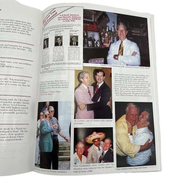 Charlie Tremendous Jones Book From His Testimonial Banquet Honoring Jesus - Picture 8 of 11